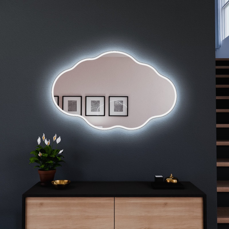 LED-spiegel Wolk 3