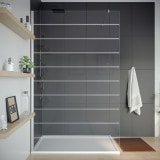 Design douchewand van glas FORRADO 3T