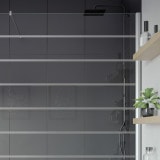 Design douchewand van glas FORRADO 3T