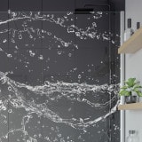 Douche wand met motief  WATER 4T