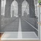 Douchewand met motief BROOKLYN BRIDGE (T)