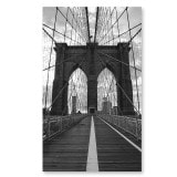 Douchewand met motief BROOKLYN BRIDGE (T)