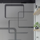 Douchewand met motief DESIGN 1T